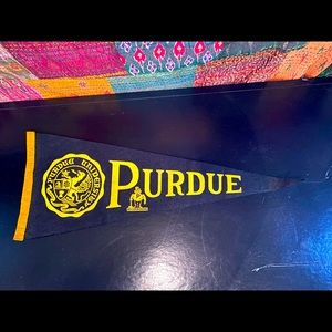 80s Purdue pennant Boilermakers